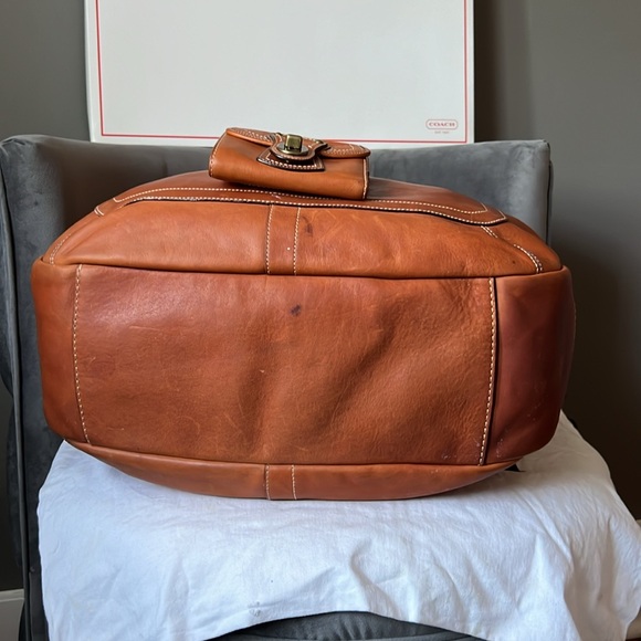 Coach Maude Natural XXL Ergo Tote Overnight Carryall & French Frame Wallet - Picture 9 of 16